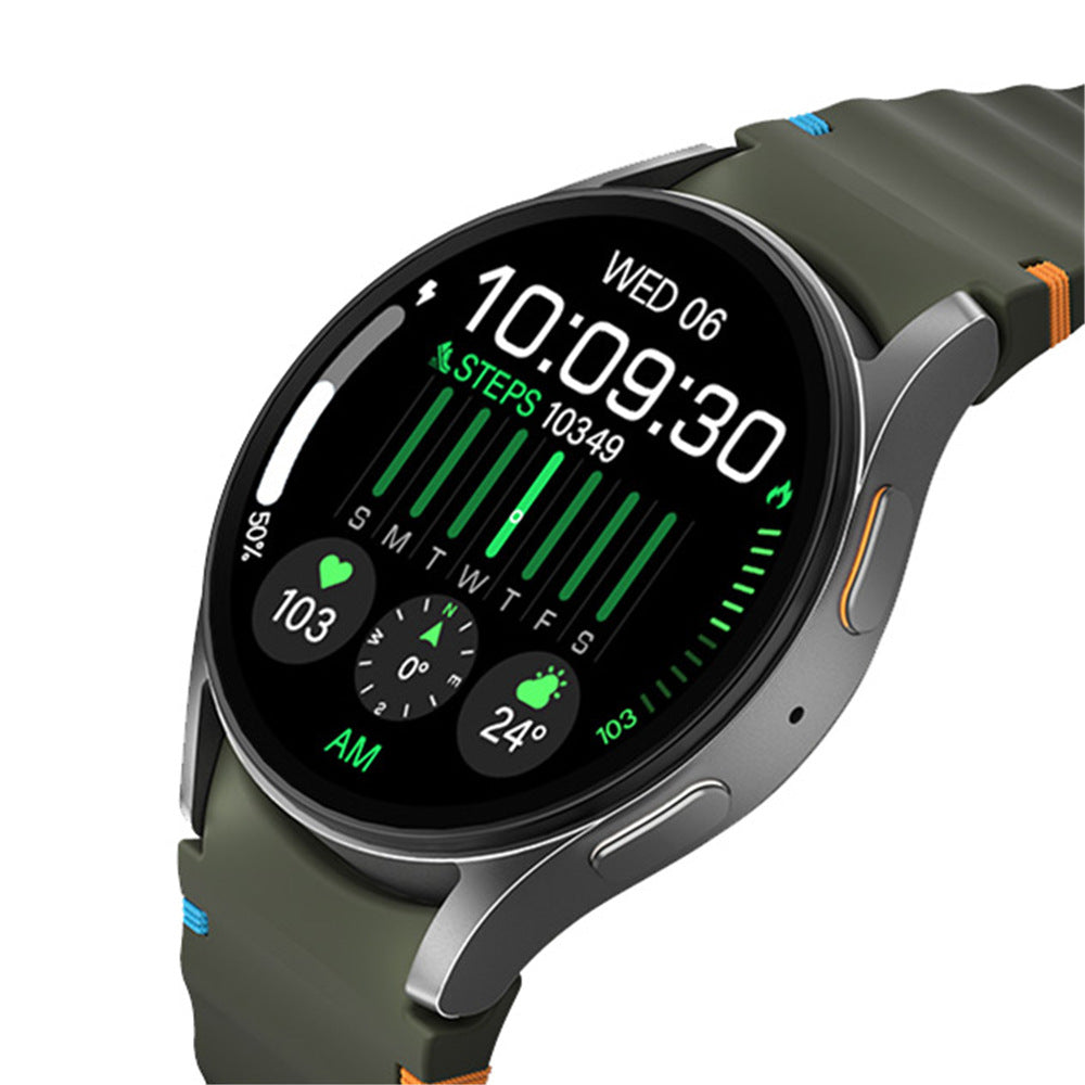 Smartwatch mit Bluetooth-Telefonie und Gesundheits-Tracking