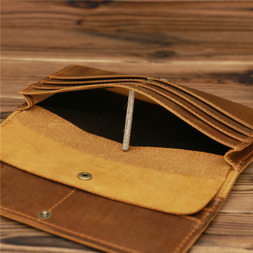 Retro Leder Herren Geldbörse