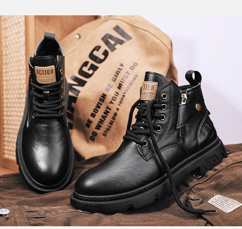 Retro Britische Martin Boots für Herren