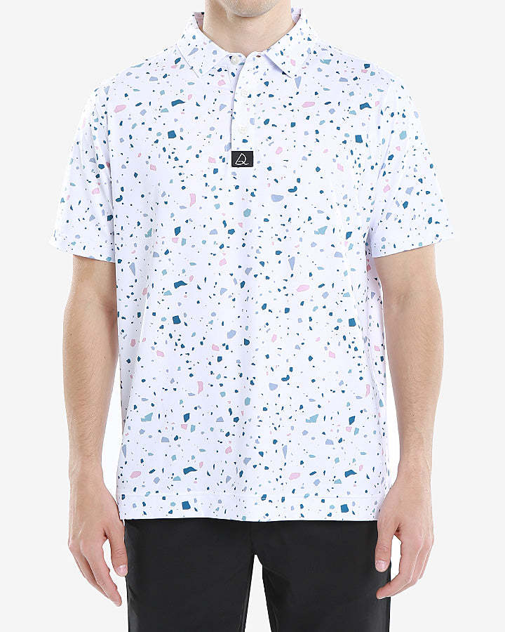 Polo-Shirt für Herren – bedruckt, kurze Ärmel