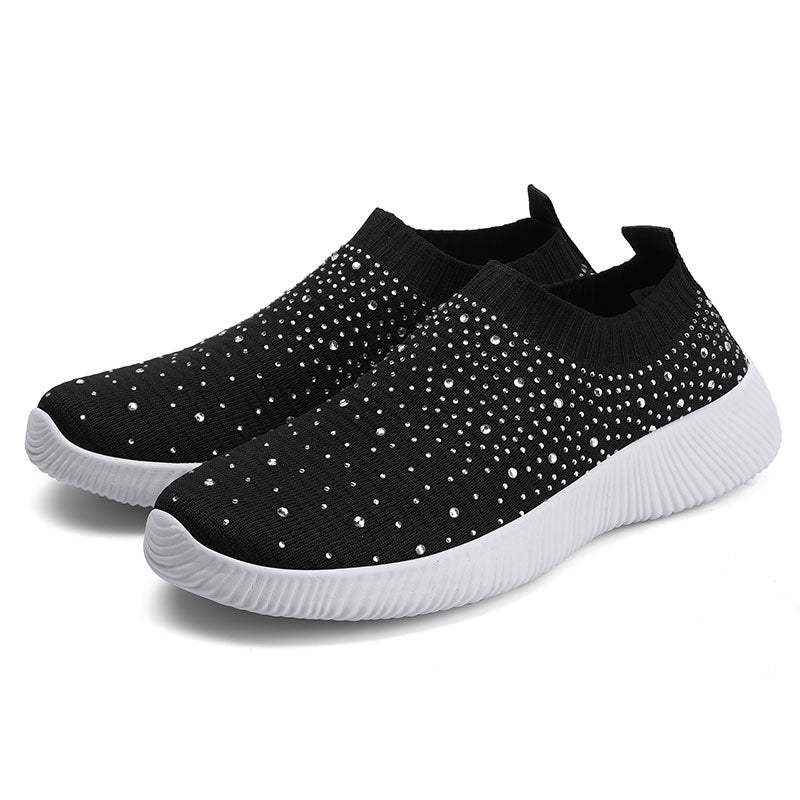 Leichte Flyknit Slip-On Freizeitschuhe