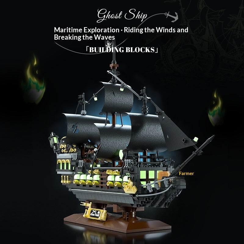 Geister-Piratenschiff Bausteine-Set