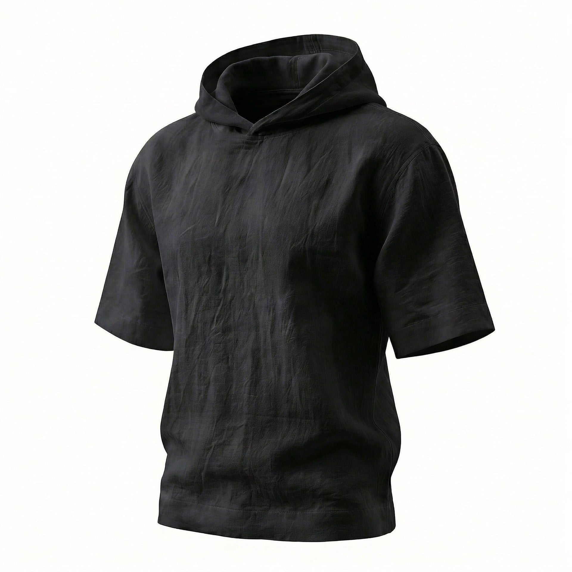 Kurzarm-Hoodie mit Fünfpunkt-Ärmeln