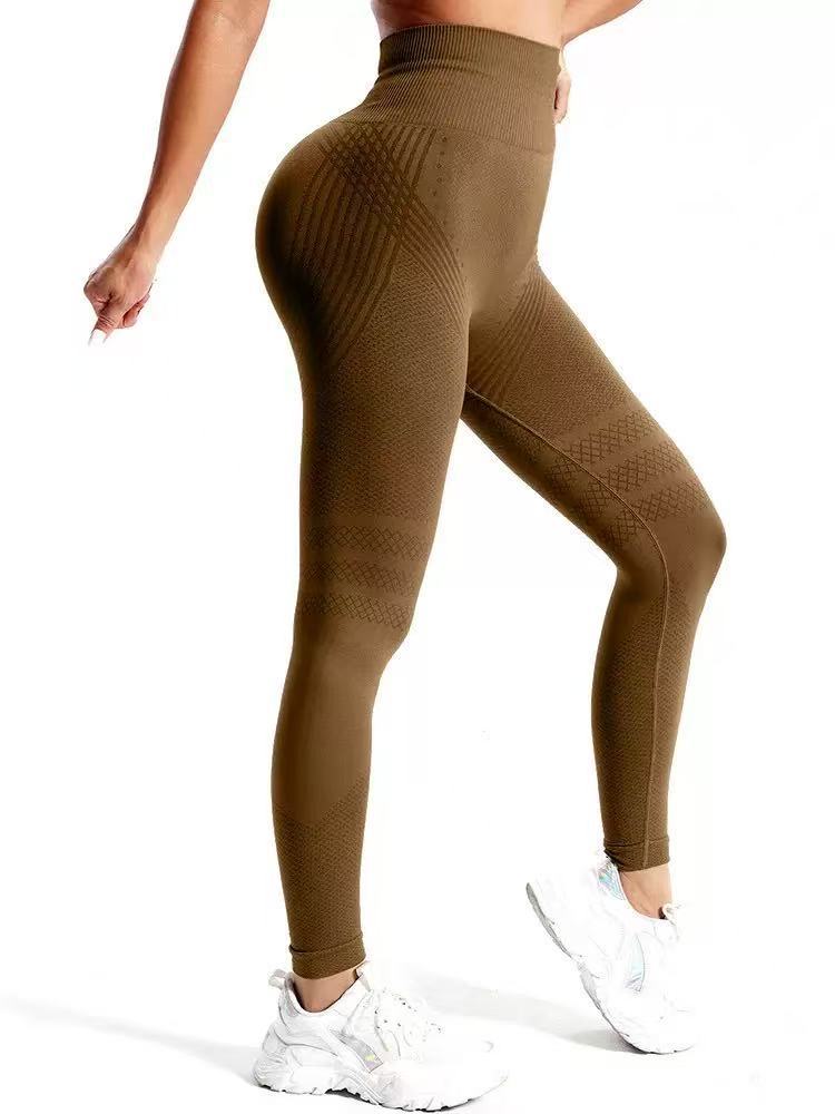 Nahtlose High-Waist Fitnesshose für Damen