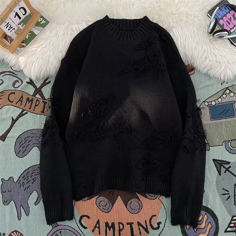 Tasseled Crewneck Strickpullover