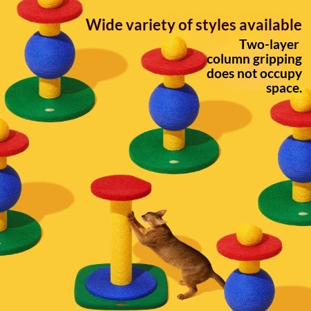 Sisal-Katzenbaum mit mehreren Ebenen