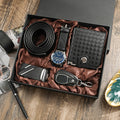 Herren Uhren-Set mit Geldbörse, Gürtel & Schlüsselanhänger