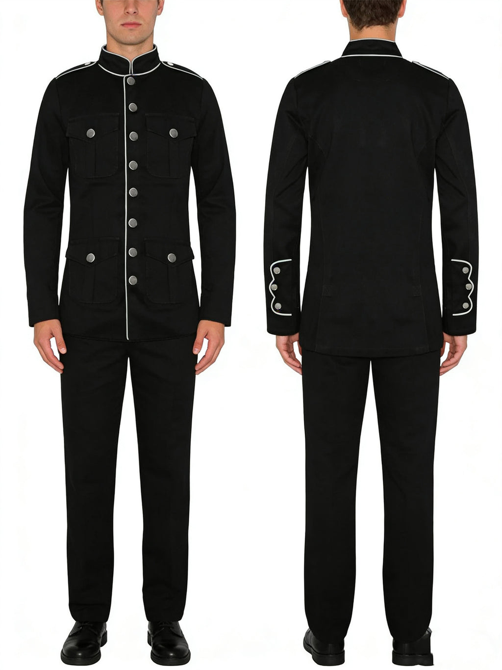 Gothic Military Herrenjacke