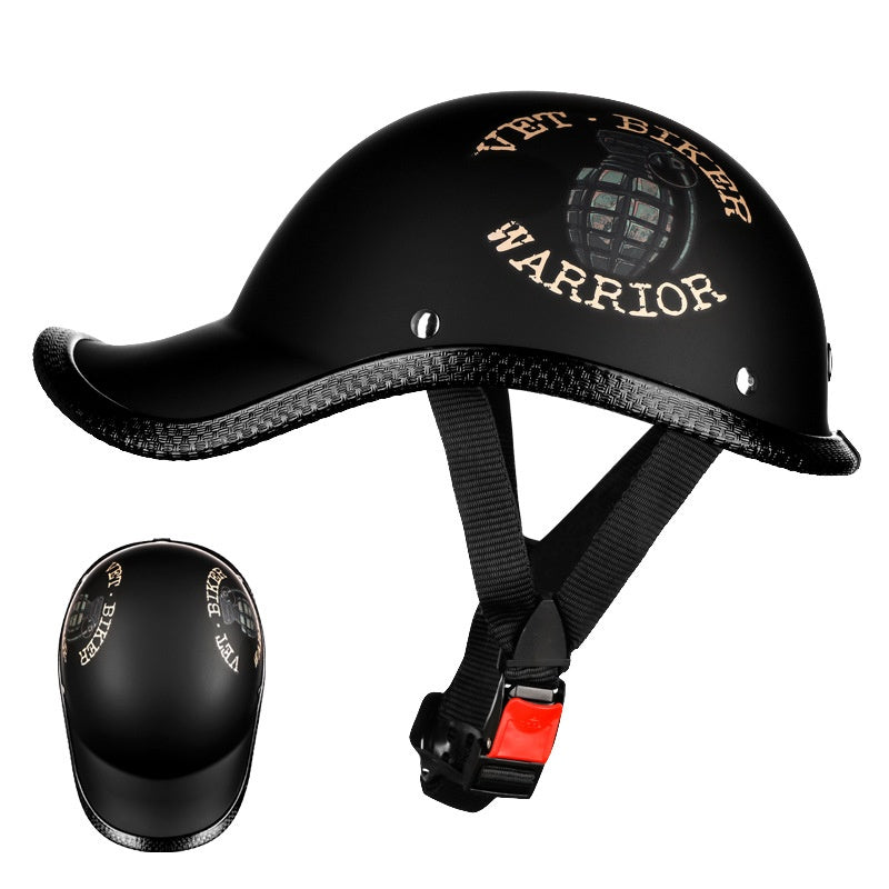 Retro-Halbschalenhelm für E-Motorräder