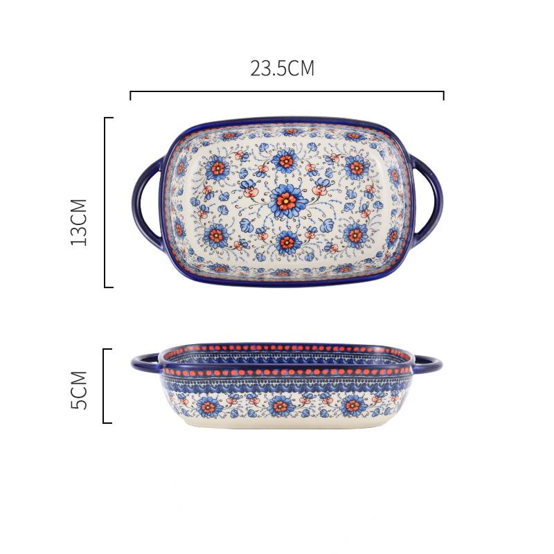 Keramikbackform mit Pflanzenmuster, R – Bild 2 | LuxeStyle