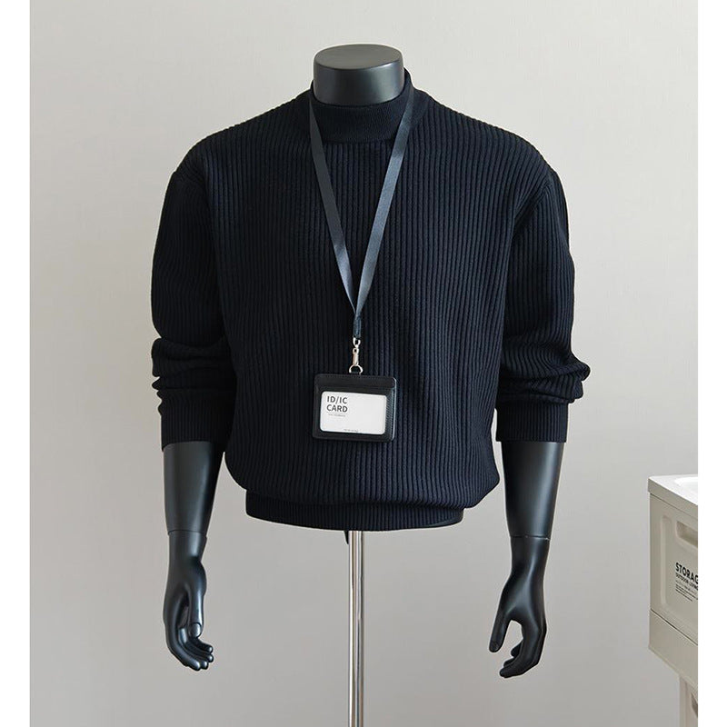Herren Rollkragenpullover aus Strick – Bild 8 | LuxeStyle