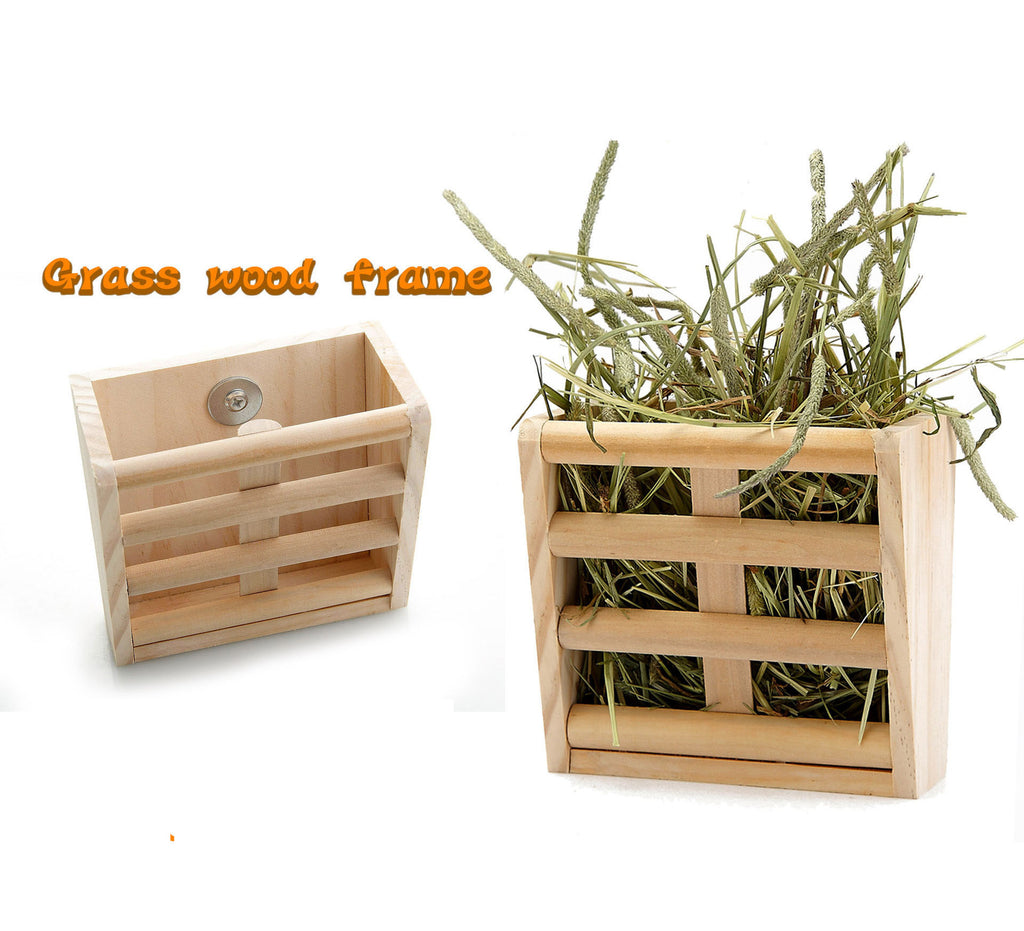 Heuraufe und Futterbox aus Holz | LuxeStyle