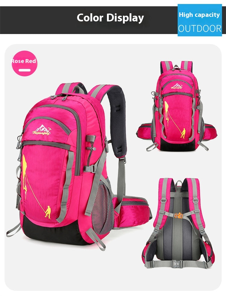 Nylon Outdoor Rucksack 36-55L – wasserdicht, atmungsaktiv – Bild 3 | LuxeStyle