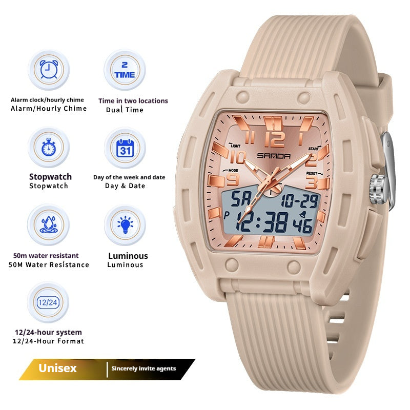 Sportliche Unisex-Armbanduhr