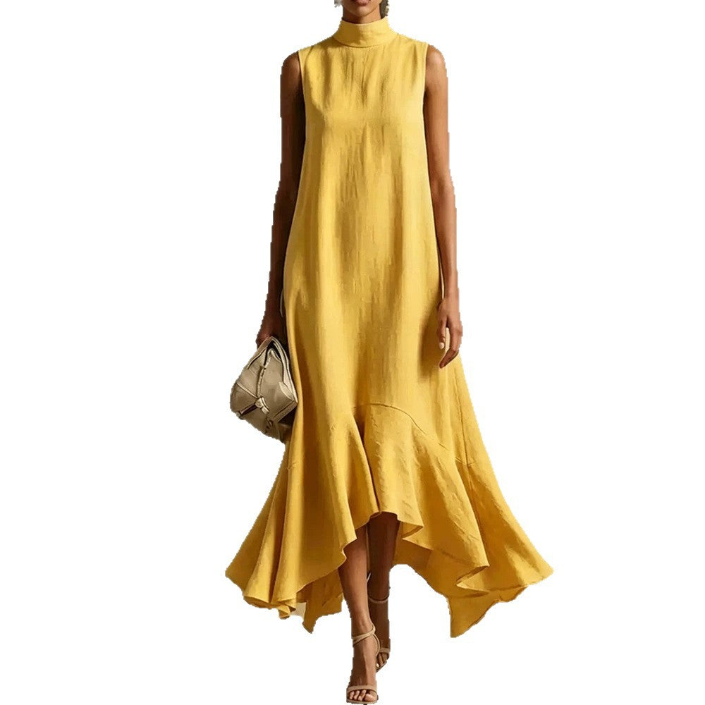 Elegantes ärmelloses Plissee-Kleid für Damen | LuxeStyle
