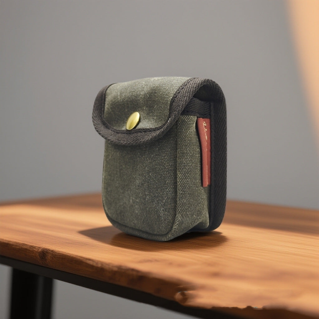 Retro-Gürteltasche aus Canvas für Herren