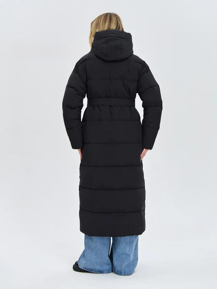 Weisser Baumwollmantel bis Knie – Bild 3 | LuxeStyle