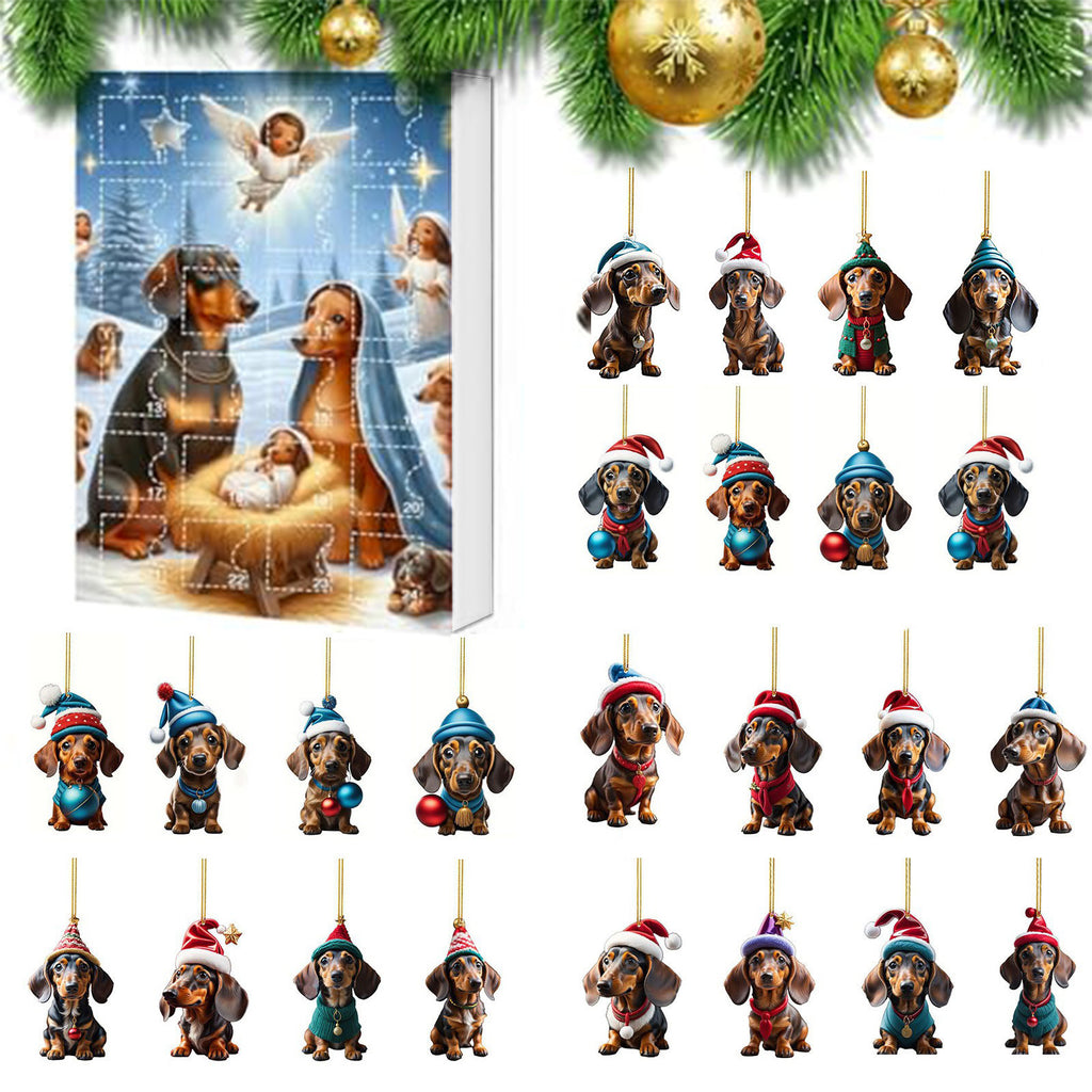 Weihnachts Countdown Tieranhänger Dekoration – Bild 9 | LuxeStyle