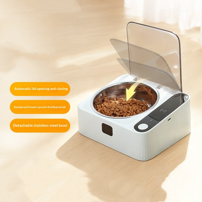 Smarte Futterbox mit automatischem Deckel