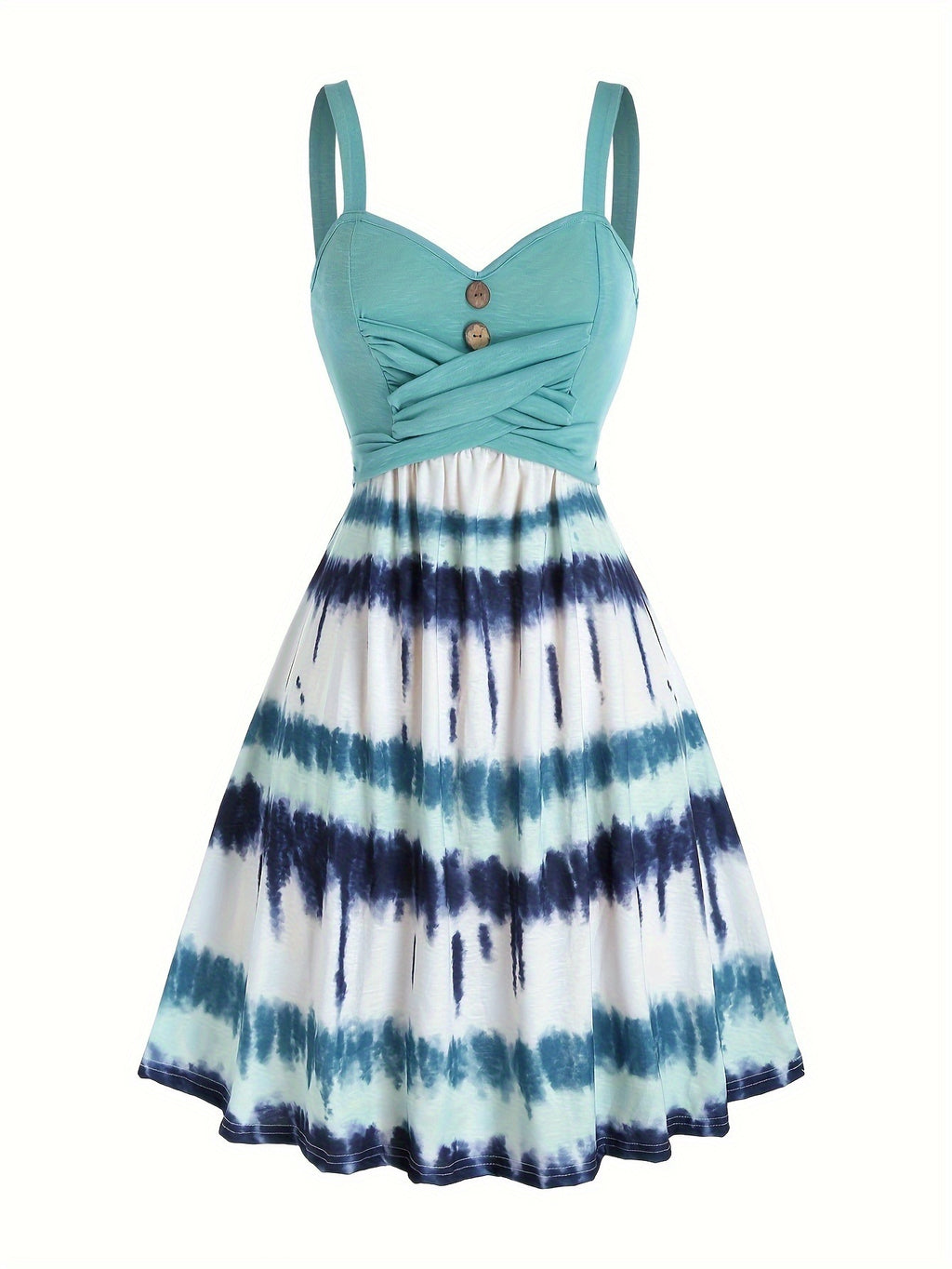 Geblümtes Midi-Kleid mit Prinzessinnenärmeln