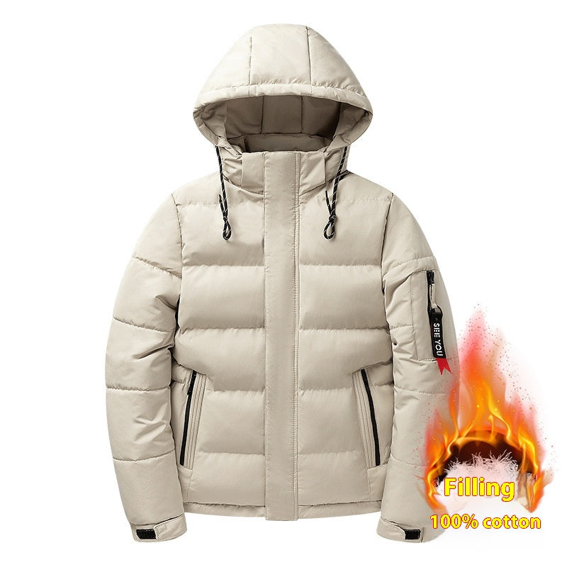 Herren-Parka aus Polyesterfaser, gefüttert | LuxeStyle