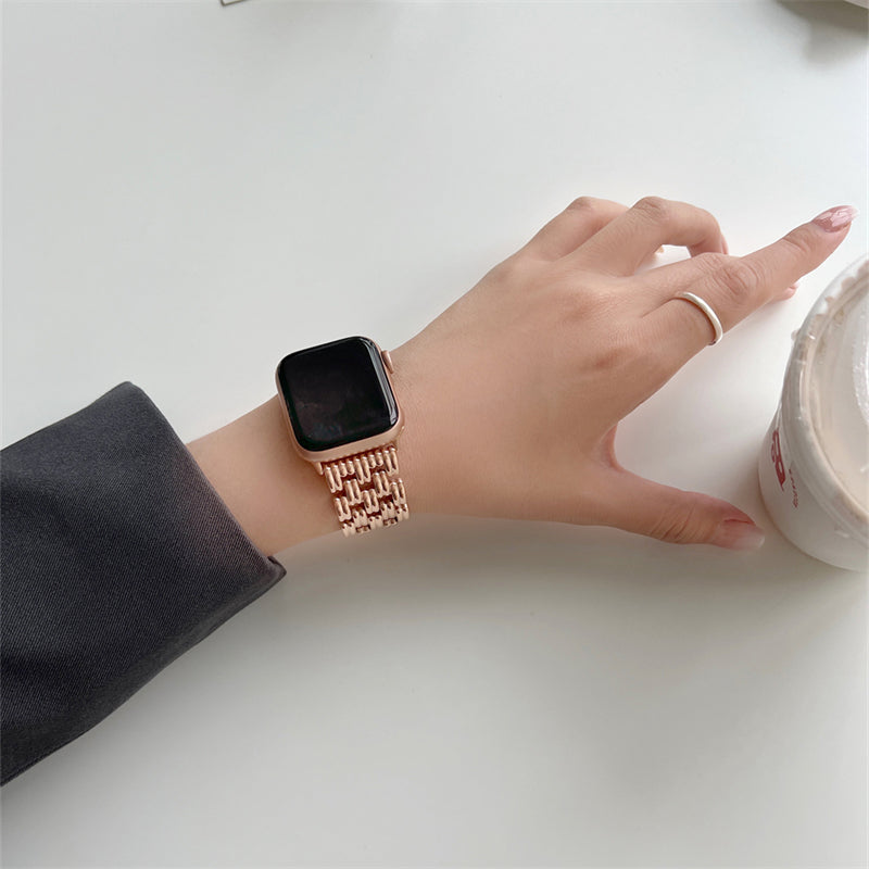 Farbneutrales Edelstahl-Armband für Apple Watch – Bild 4 | LuxeStyle