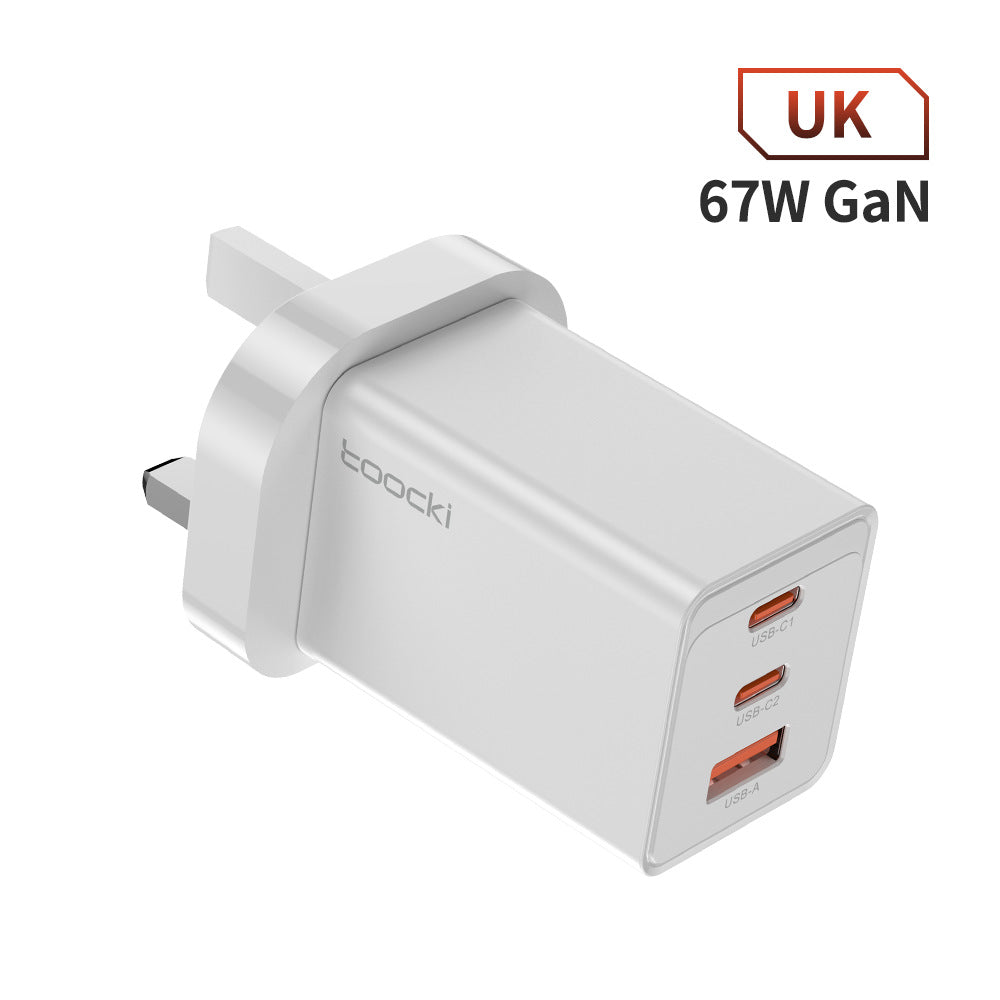 67W GaN 3-Port Schnellladegerät
