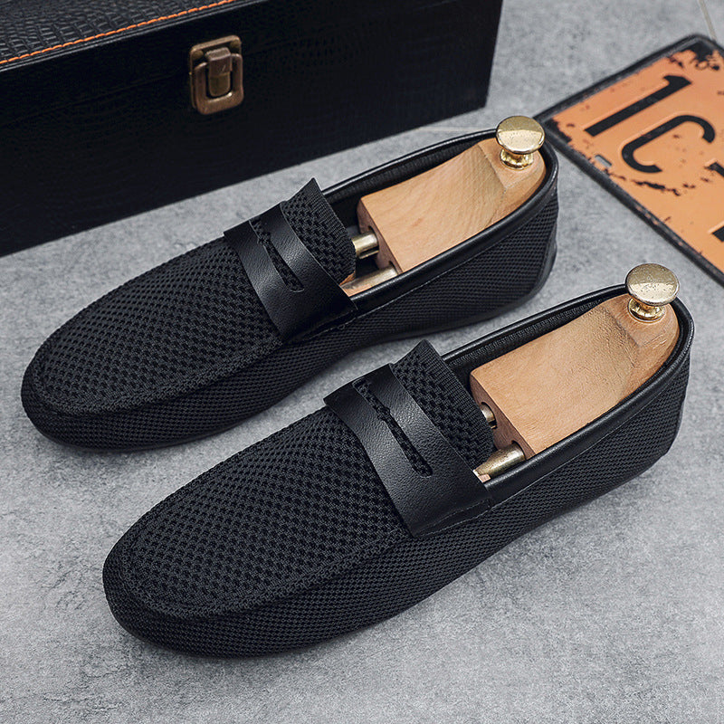 Herren Sommer Slip-On Mesh Freizeitschuhe