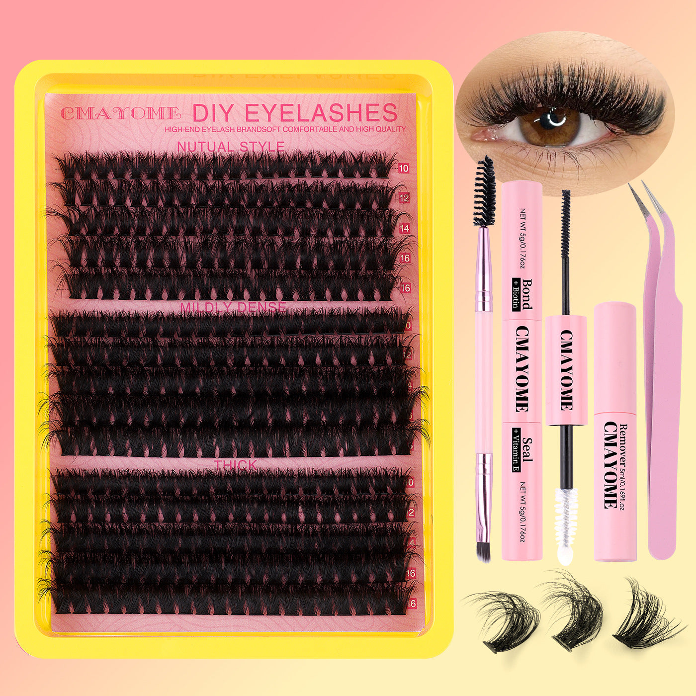 Falsche Wimpern Set zum selber machen