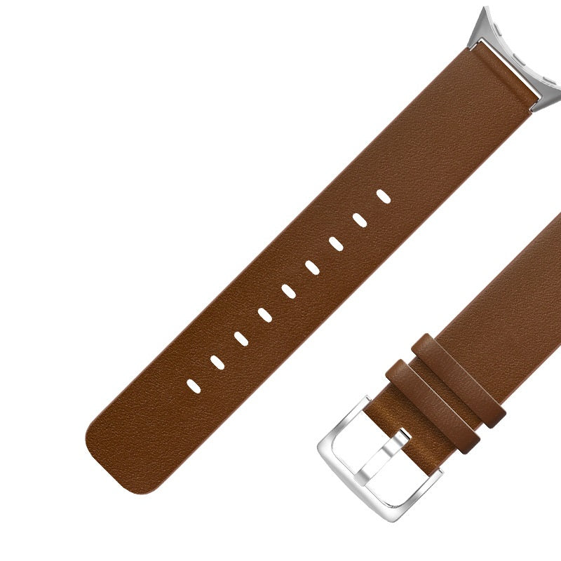 Leder-Uhrenarmband mit geradem Anschluss – Bild 4 | LuxeStyle