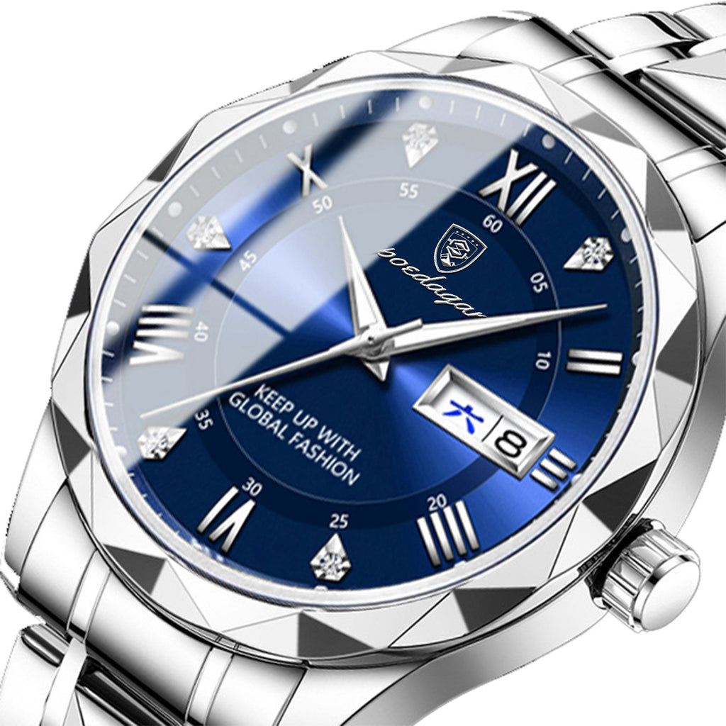 Herrenuhr Quarzwerk Lederarmband – Ansicht 7