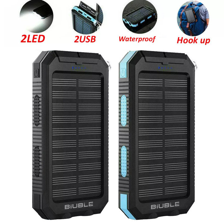 Solar Powerbank 10’000 mAh, wasserdicht