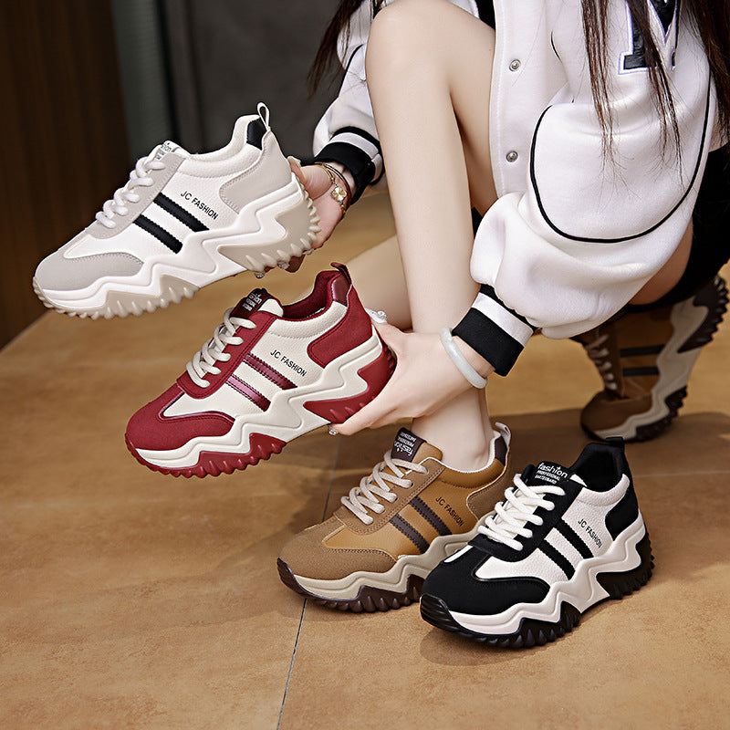 Stylische Casual Plateau-Sneaker