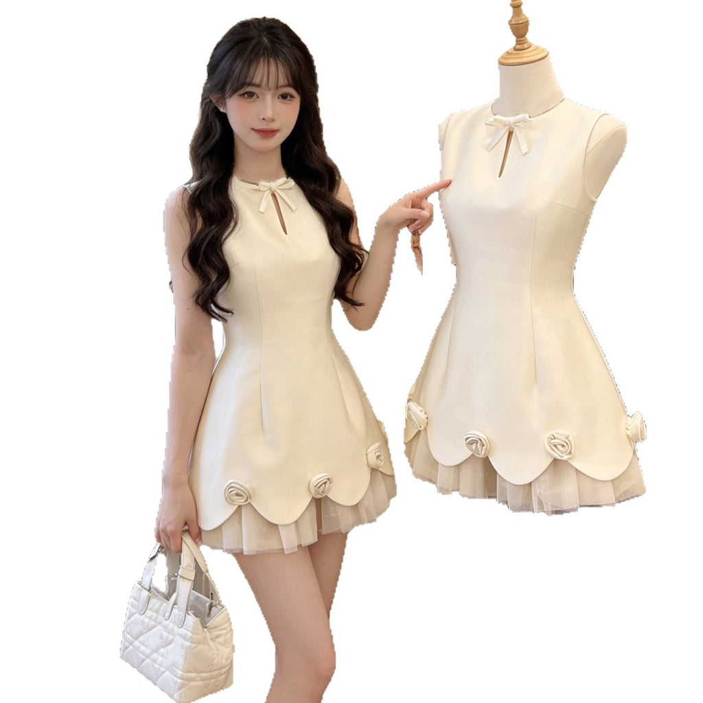Die reiche Erbin – elegante ärmellose Robe