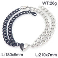 Herzförmiges Magnetarmband Edelstahl – Bild 4 | LuxeStyle