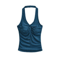 Halter-Neck V-Shirt für Damen