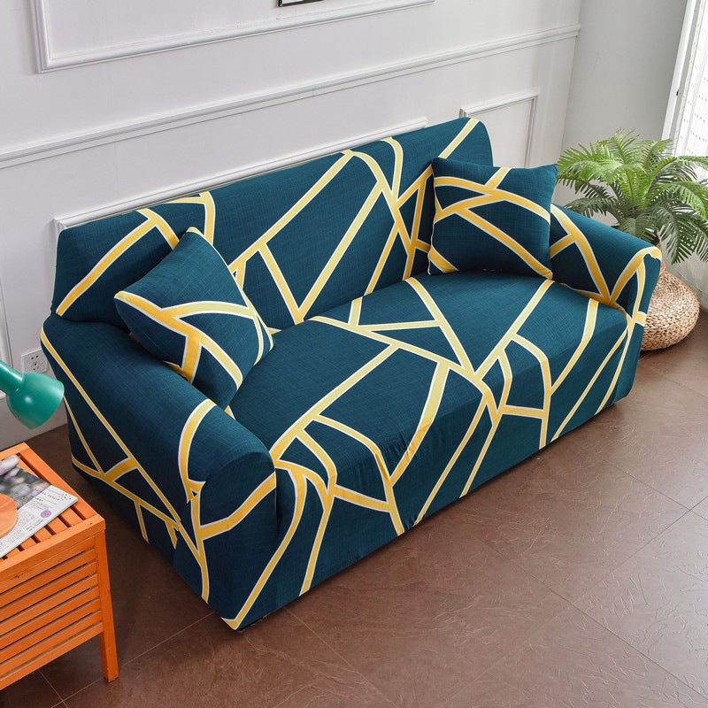 Sofaabdeckung mit Pflanzenmuster – Stretch – Bild 13 | LuxeStyle