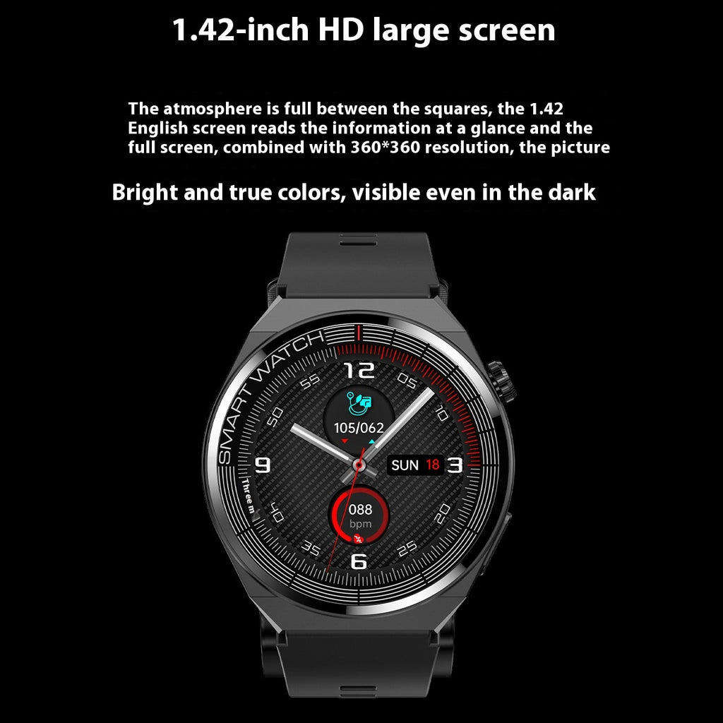 Smartwatch mit Blutdruckmessung & Sprachfunktion | LuxeStyle