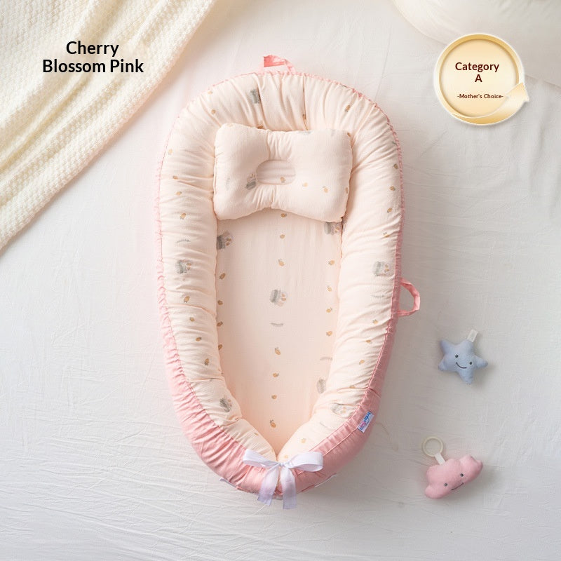 Babybett im Uterus-Design aus reiner Baumwolle
