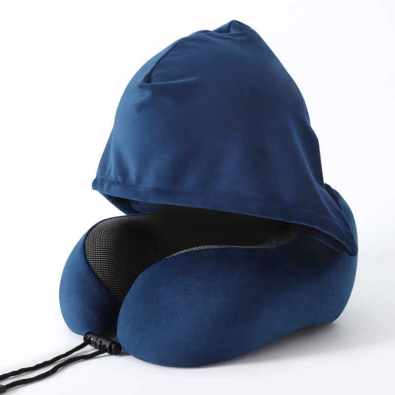Nackenkissen mit Kapuze und Memory-Schaum – Bild 9 | LuxeStyle