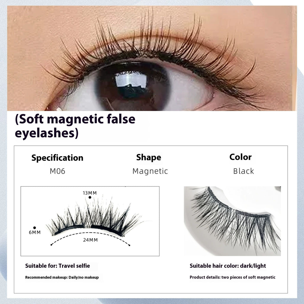 Natürliche magnetische Wimpern langlebig