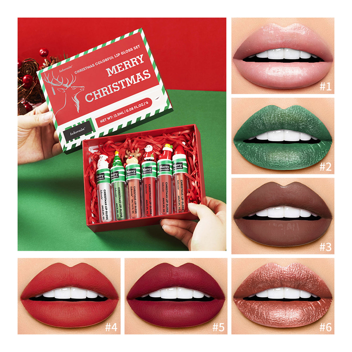 Lakerain Liquid Lipgloss Set (6 Stück) – Bild 4 | LuxeStyle