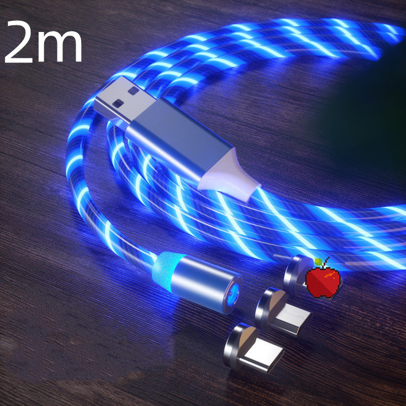 Magnetisches LED-Ladekabel 3-in-1