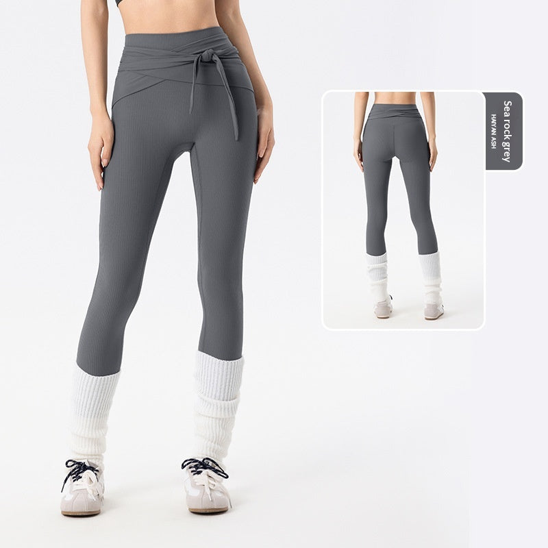 High-Waist Yoga Leggings mit Shaping-Effekt