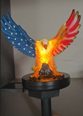 Amerikanischer Adler in Garten