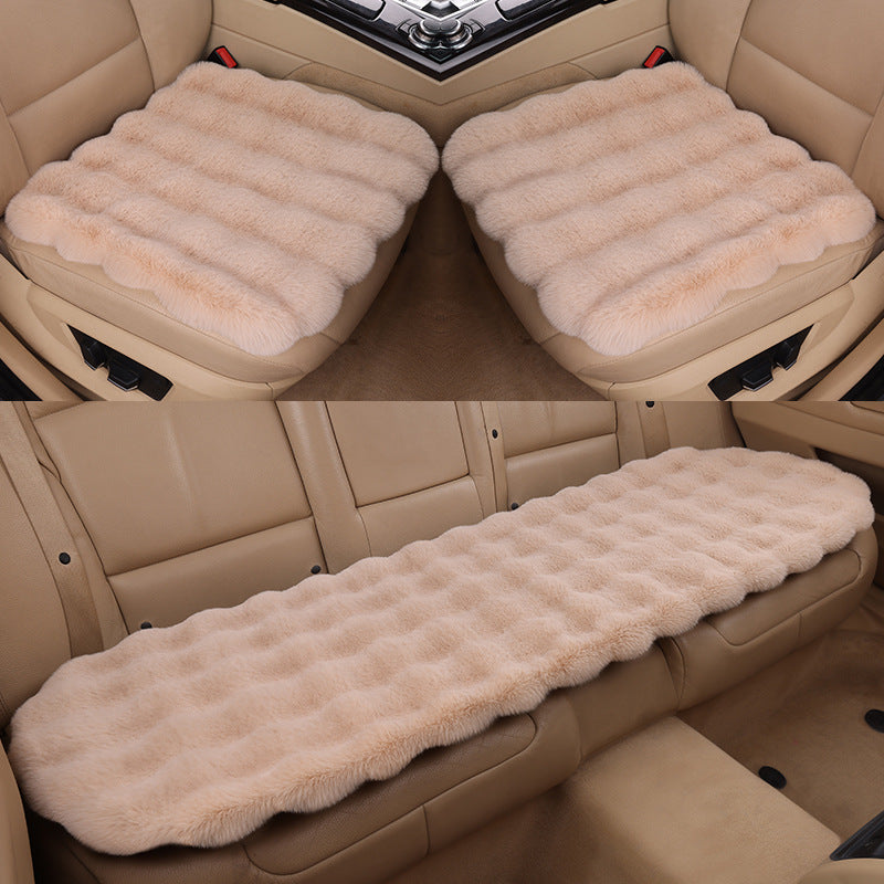 3-teiliges Auto-Kissen Set Winter-Plüsch