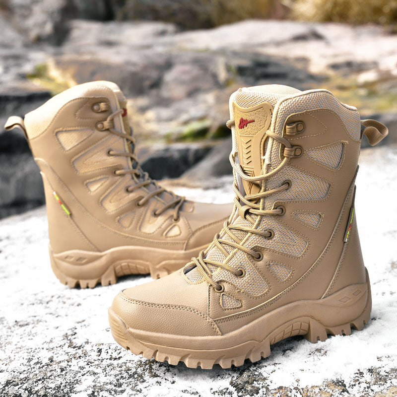 Atmungsaktive Hi-Top Wander-Sneaker für Herren