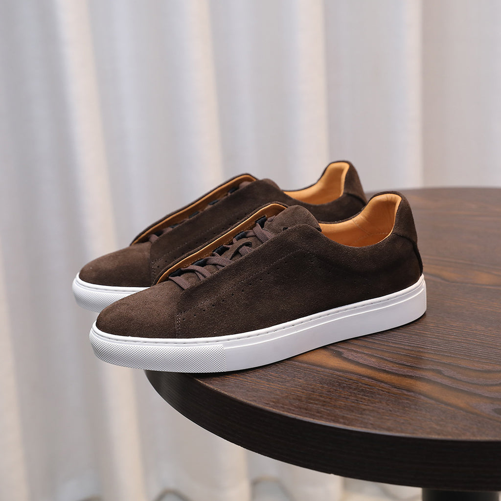 Herren Sneaker aus Wildleder – Bild 3 | LuxeStyle