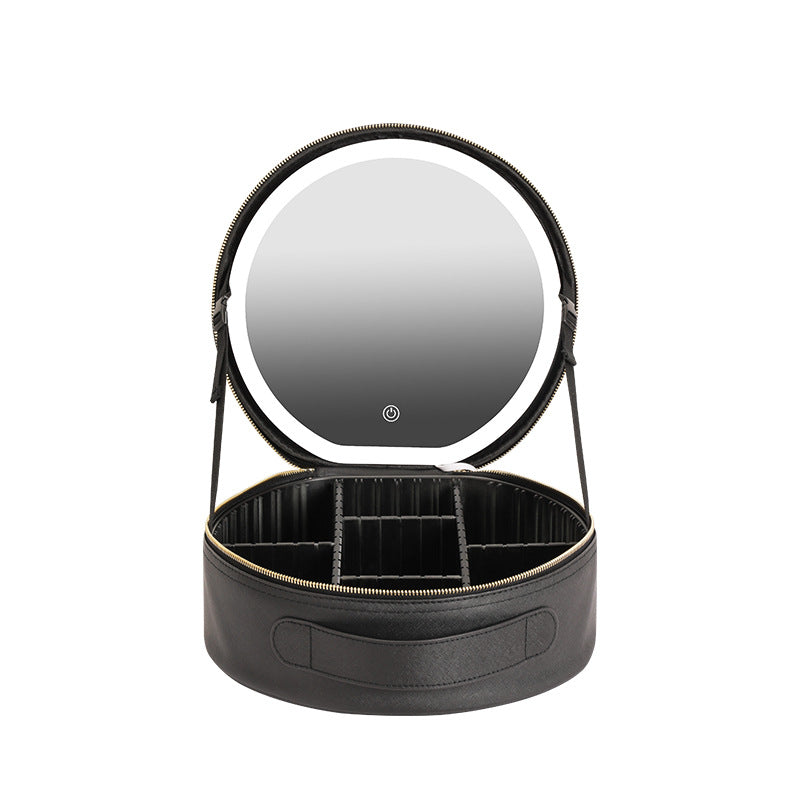 Smarte LED Schminktasche mit Spiegel