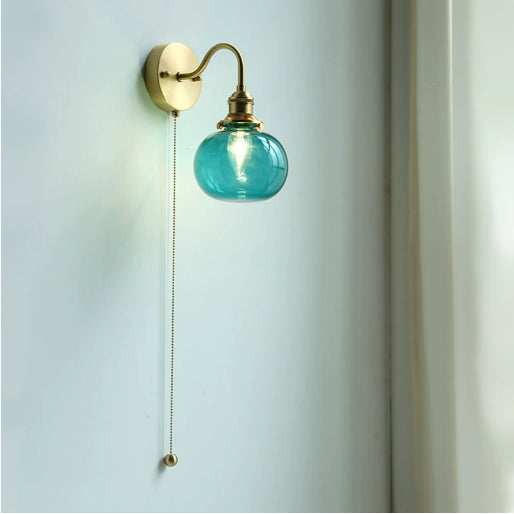 Wandlampe Glas Kürbis | LuxeStyle